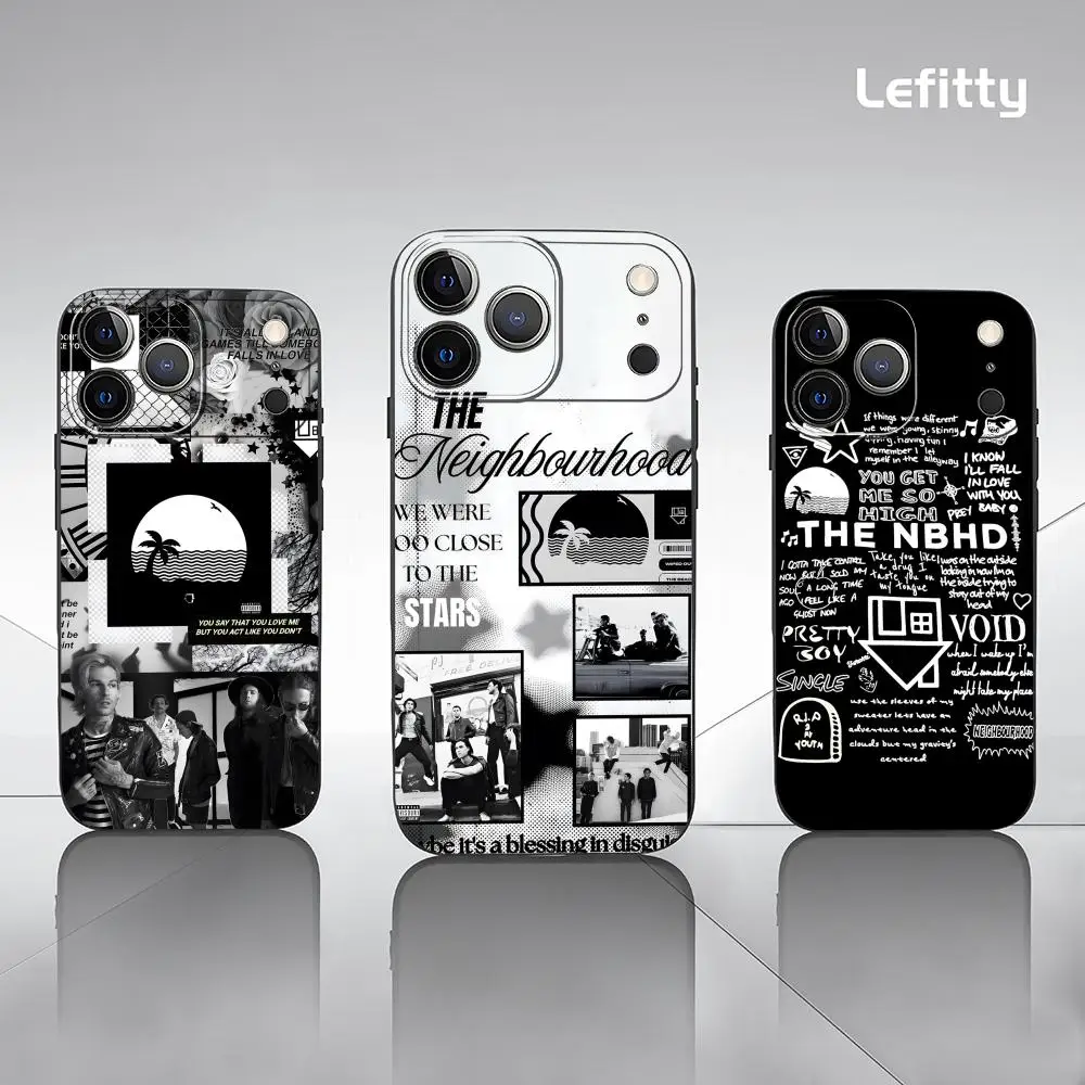 Rock Band Themed Black Frosted Soft Shell Phone Case