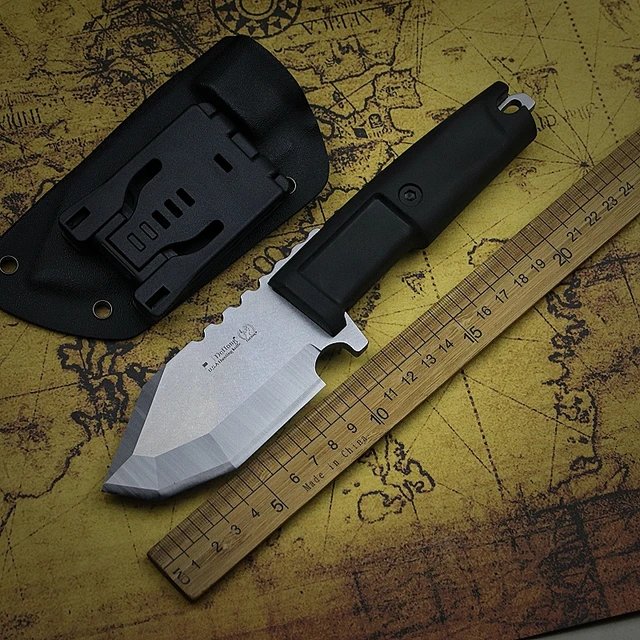 DEHONG (vacuum heat treatment)DC53 steel Outdoor hunting Knife sharp