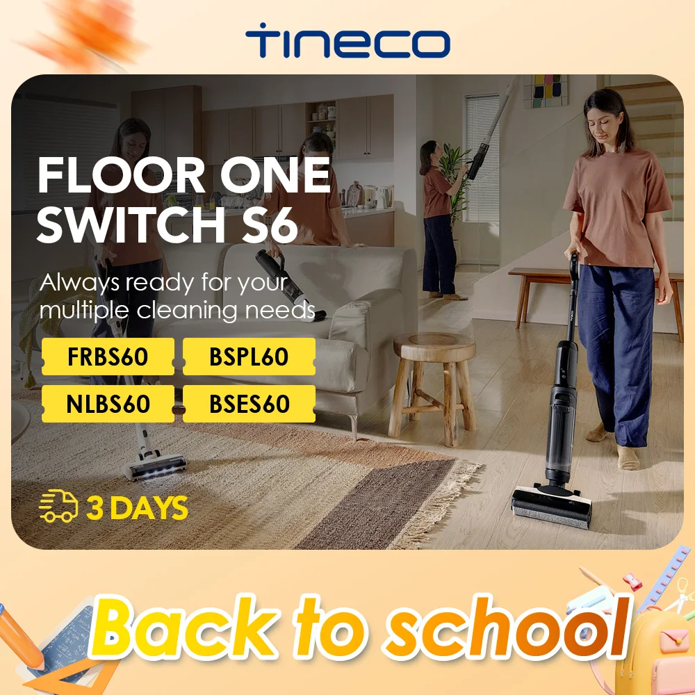 Tineco Floor One Switch S6 Wet Dry Vacuum Cleaner 5-in-1