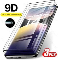 3 - Pack 9D Curved Screen Protectors for Smartphones - Enhanced Glass Protection (3PCS - Black Edge)