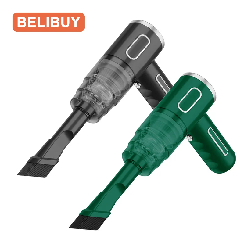 Mini Aspirateur De Voiture BELIBUY 12 000 Pa Sans Fil : Léger Et Puissant, Parfait Pour Nettoyer Auto, Canapé, Bureau Et Poils D'animaux