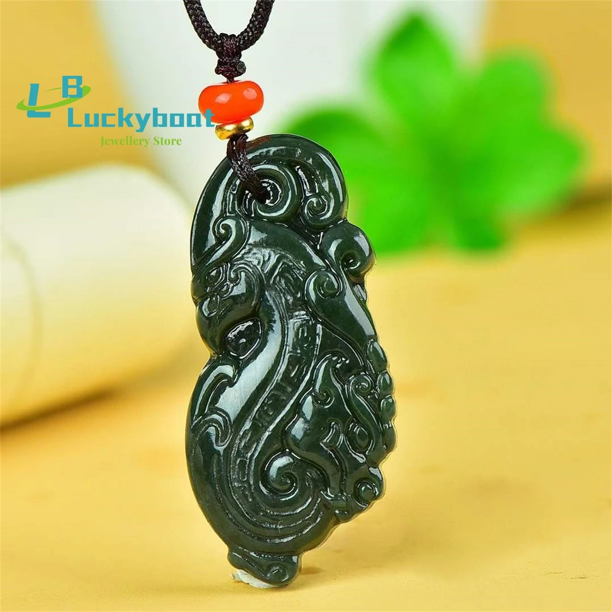 

Подвеска в виде антикварного дракона Hetian Qingyu, простой и персонализированный изысканный модный универсальный для мужчин и женщин