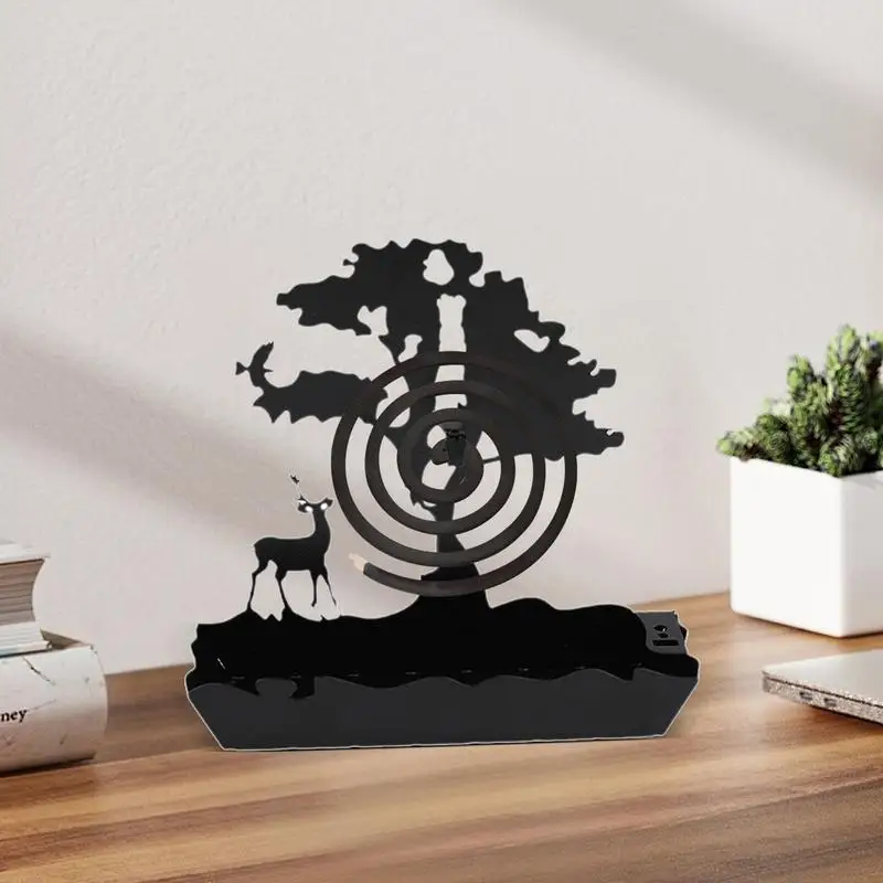 Fly Coil Holder Incense Holders Coil Holder Incense Coils Burner Ornament Fly Repeller Ash Tray Stainless Steel