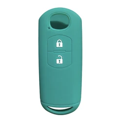 Premium Silicone Remote Key Cover Case - Durable, Protective, Stylish Design (Dark green(2 button))
