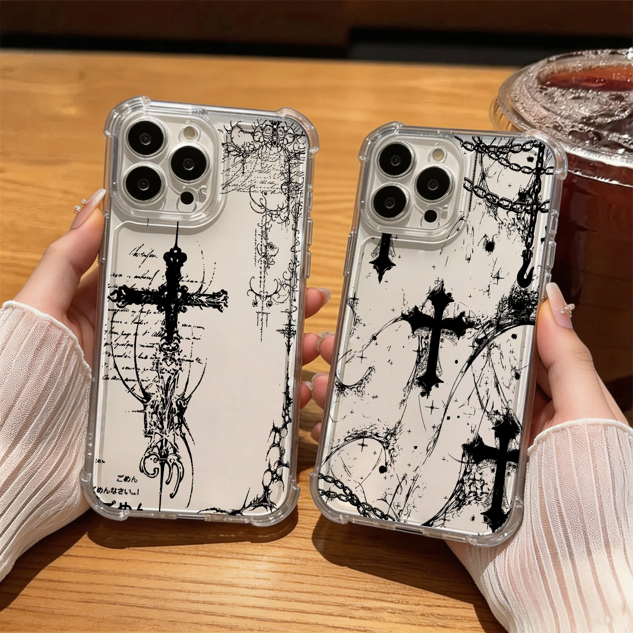 Gothic Dark Cross Mark Phone Case - Hot & Cool Design