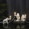 King Kong Gorilla Animal Table Lamp Indoor Resin Decoration Small Night Lamp Creative Crafts Gorilla Table Decor Lamp 2