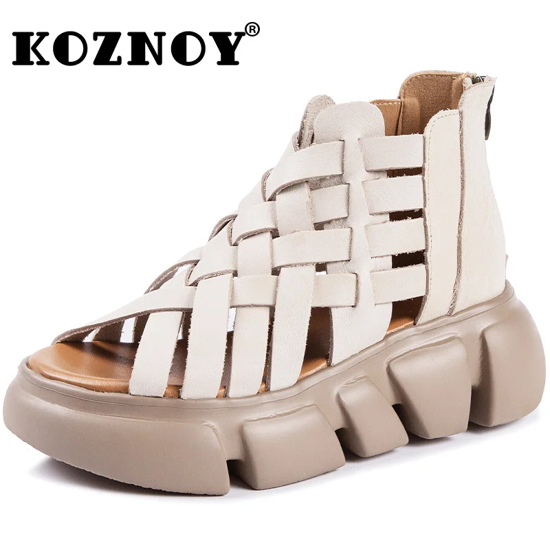 

Женские мокасины из натуральной коровьей кожи, на платформе, 6 см
