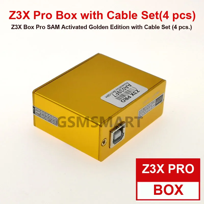 2025 Z3X Box Pro Z3X Pro Box Sam Activated with 4 Cables c3300k