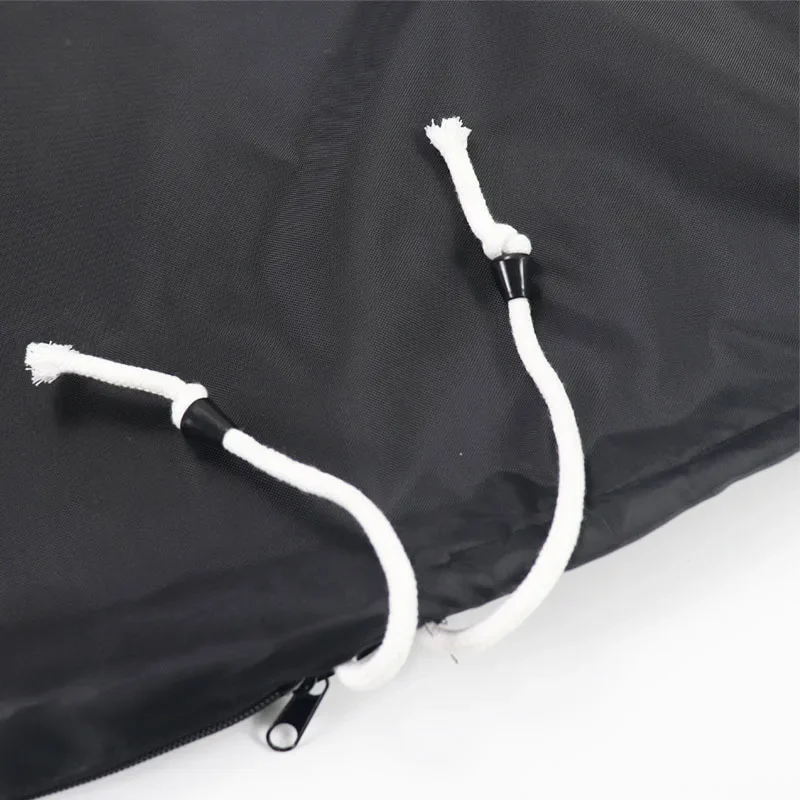 Boat Full Outboard Engine Motor Cover For 6-15HP Boat Motors Waterproof Sunscreen Dustproof Protect Canvas 1/2pcs 420D 110cm boat cover fishing boat cover outboard motor cover