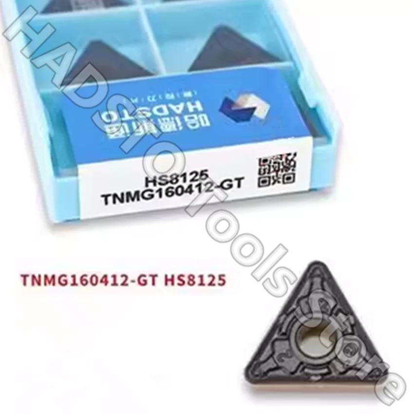 10pcs TNMG160412-GT HS8125 TNMG160412-GT TNMG333 HADSTO CNC carbide inserts Turning inserts For Steel