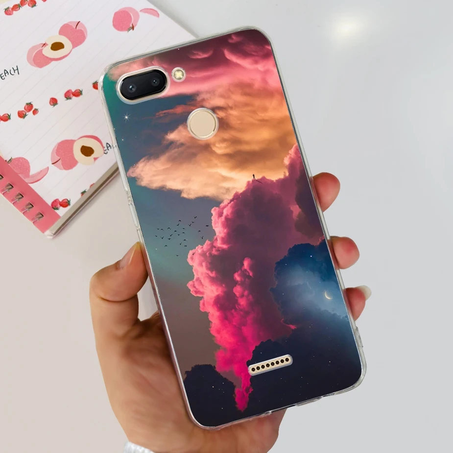 Cute Painted Clear Silicone Phone Case - Soft TPU Shell with Bumper Protection