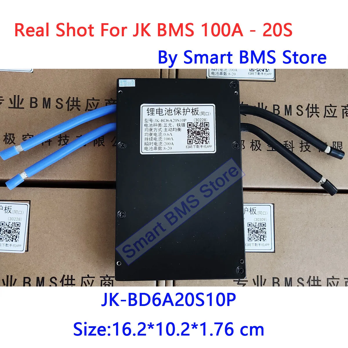 JK BMS Jikong 100A 120A Active Balance JK-BD6A20S10P BD6A24S10P BD6A20S12P BD6A24S12P 8s 24V 24s Smart Bms 100 100S 100AMP 100AH