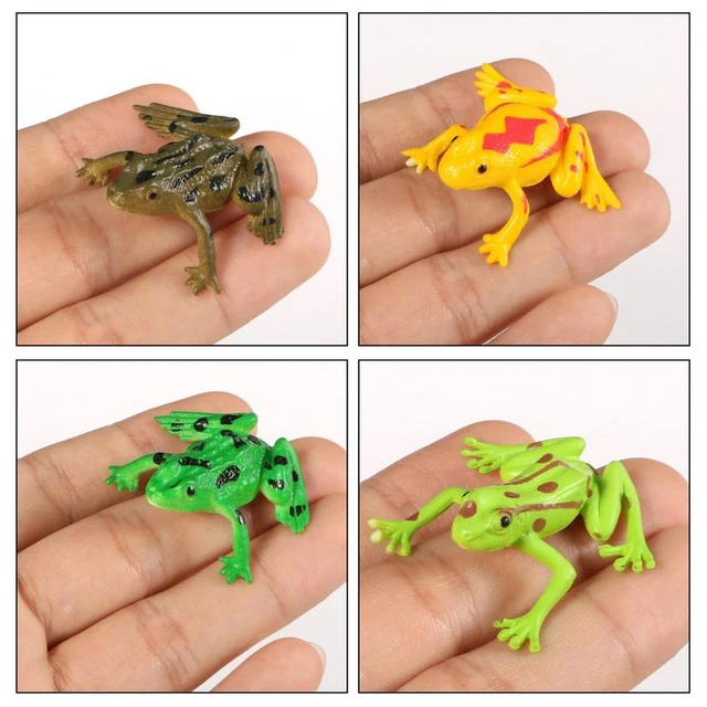 Realistic Frog 12 Pieces Frog Toy Figure For Toddler Plastics Frog Action  Figures With Clear Textures Vivid Shape For Color - AliExpress