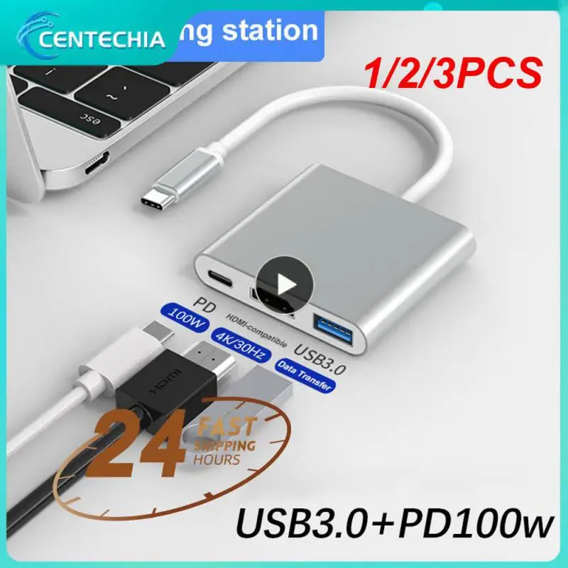 1/2/3Pcs Adattatore Thunderbolt 3 Hub Usb Tipo C Supporto 4K Compatibile Con Hdmi Modalità Dex Usb-C Dock Con Pd Per Macbook /Air