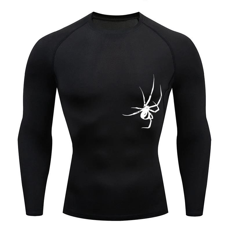 Running T-Shirt Men Short Sleeve Compression Shirt Gym Sports Top White & Black Quick Dry Breathable MMA Fitness Clothing compression t shirt sport t shirt short sleeve t shirt running t shirts running t shirt fitness clothes