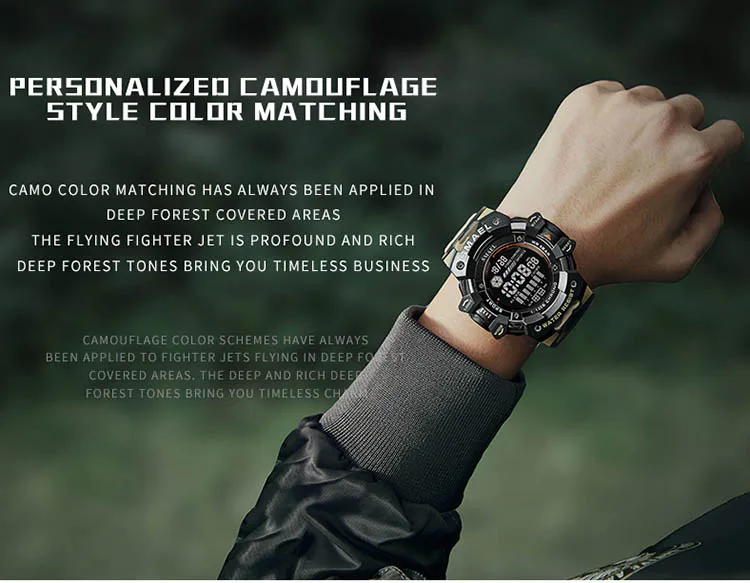 SMAEL Digital Wristwatch Features