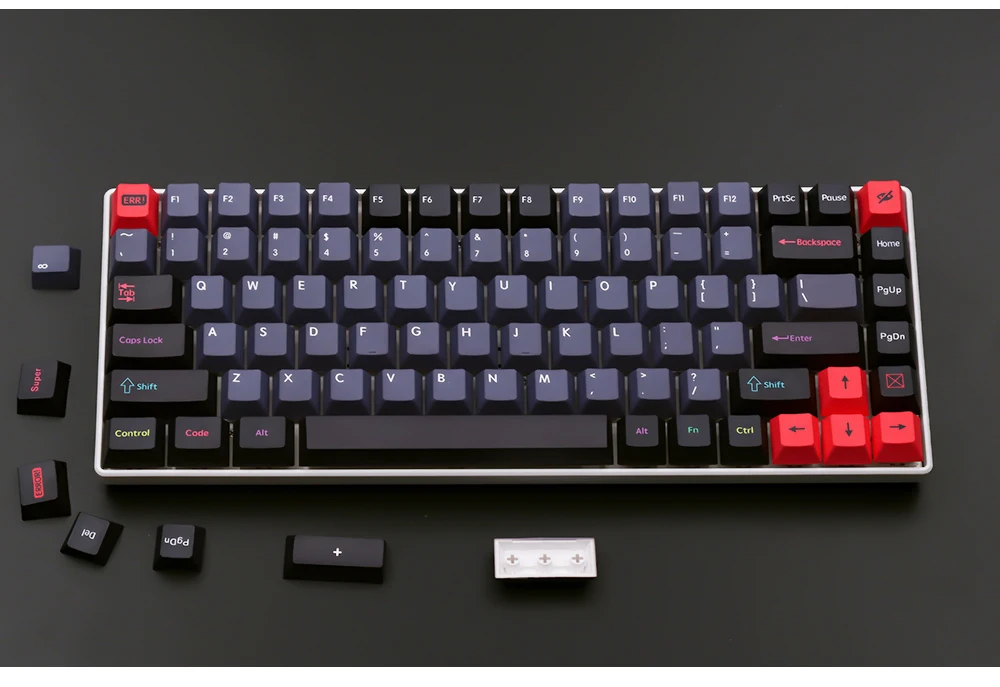 chaves gmk drácula keycaps cereja perfil pbt tintura sublimação teclado mecânico para mx switch