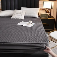 Waterproof Thicken Mattress Pad Protector Adjustable Fitted Sheets Bed Covers Anti-bacterial Pad for Bed 120x200 160x200 180x200 3