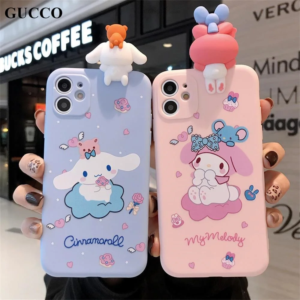 kawaii 3d cinnamoroll my melody phone case