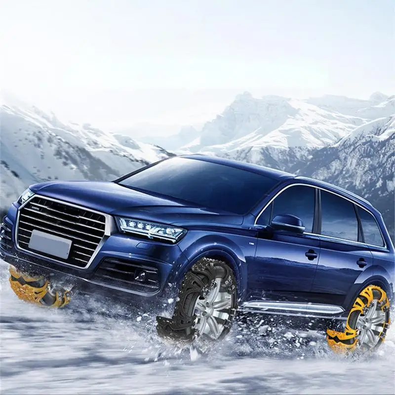 Car Tire Chain Universal Car Snow Tire Chains Universal Weather-Resistant Snow Chain For Off-Road Vehicle SUV
