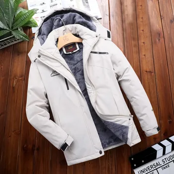 2023 New Women Fashion Warm Parkas Hooded Thick Plush Winter Coats Outdoor Camping Hiking Jackets Windproof Outerwear Chaquetas 3