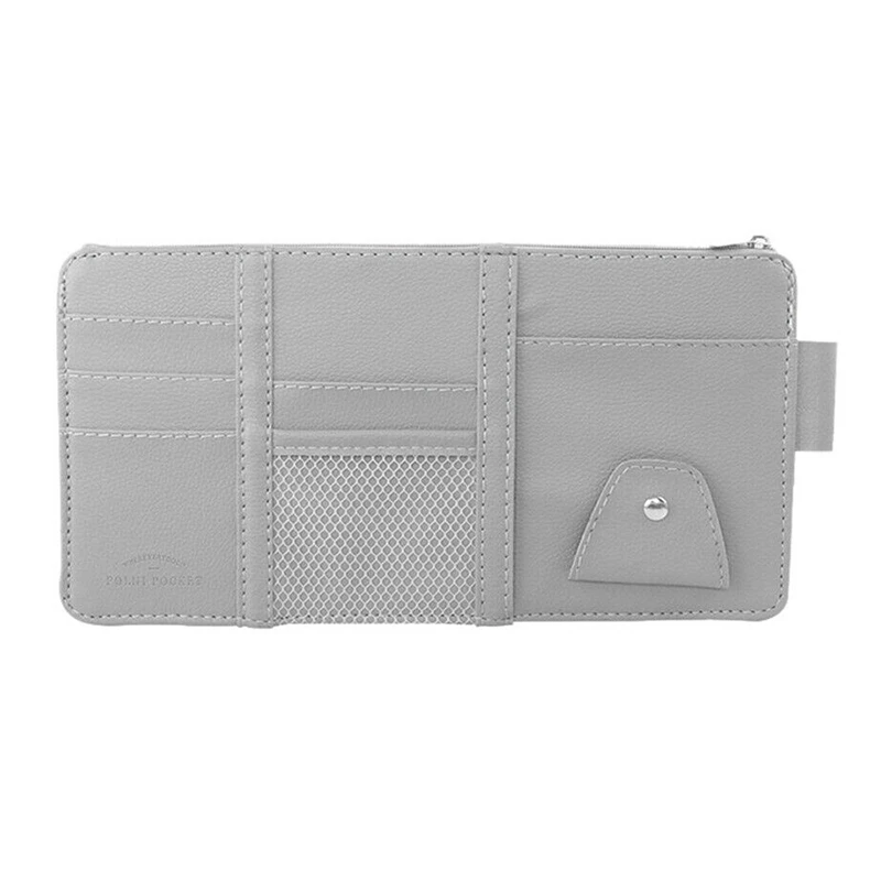 

Car Sun Visor Organizer Pocket Sunshade Clip Storage Bags Card Glassed Pen Clip Cash Holder Stowing Accessories,