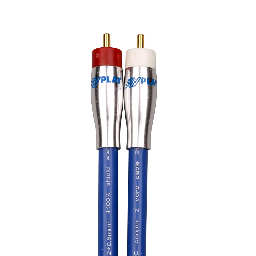 AVplay AV-0801 HiFi Audiophile Hi-end RCA to RCA Cable Line Wire 4N OFC Cooper 1M 1.5M 2M 3M 3.5M audio cable