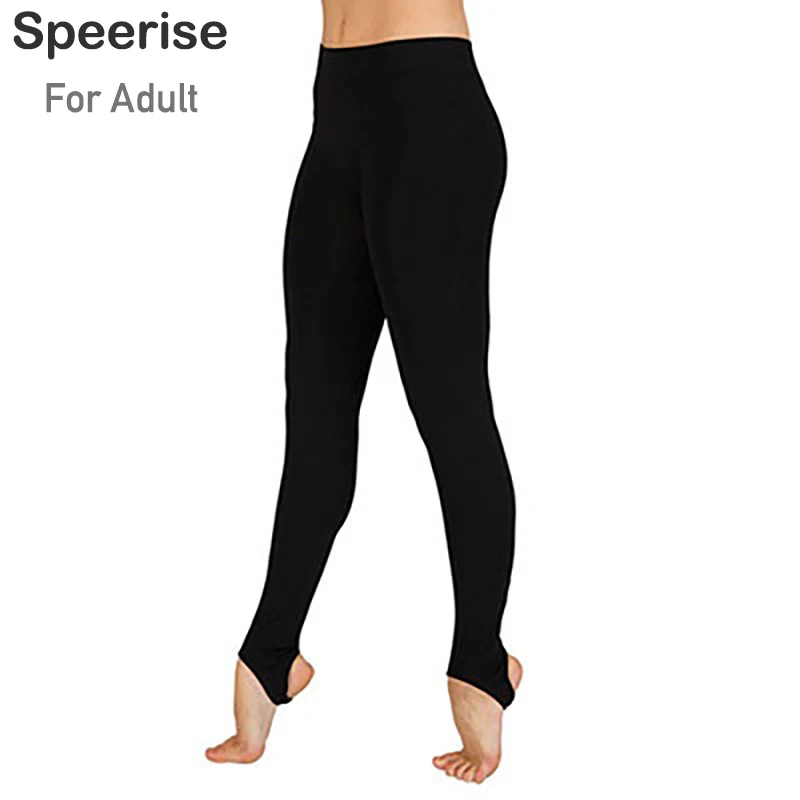 Adult Stirrup Leggings Women Dancing Costume Gymnastics Nylon Spandex Yoga Dance Pants Fitness Pants