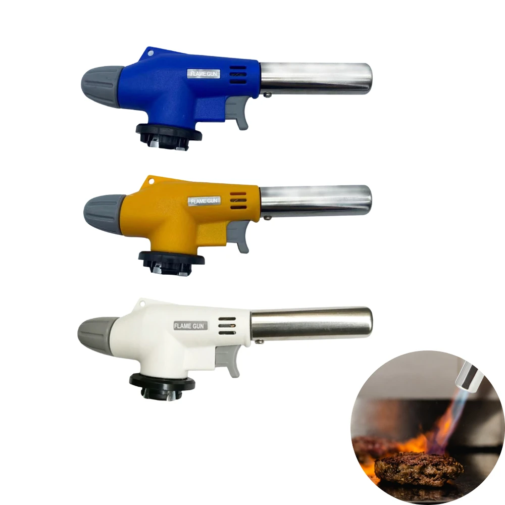 Portable Torch Soldering Butane Gas Welding-Burner Heating Welding Burner Flame Lighter Adjustable for BBQ |