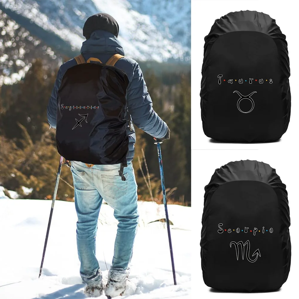 

Backpack Rain Cover 20L-70L Outdoor Foldable Dustproof Bag Raincover Constellation Pattern Camping Waterproof Protective Case