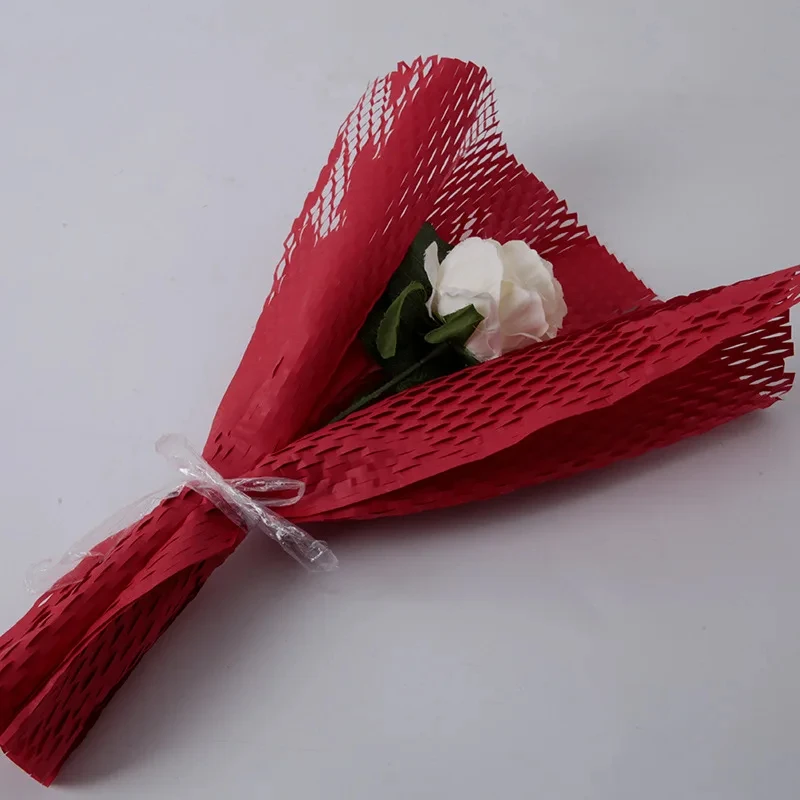 운송, 선물, 버퍼 충돌, 방음, 열 성능, 빨간색 벌집 용지, 38cm x 3m, 5m