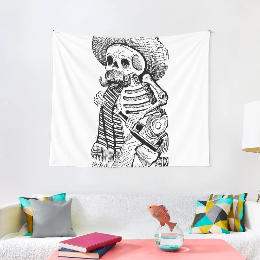 

Calavera of Francisco Madero by Jose Posada Tapestry Outdoor Decoration Luxury Living Room Decoration