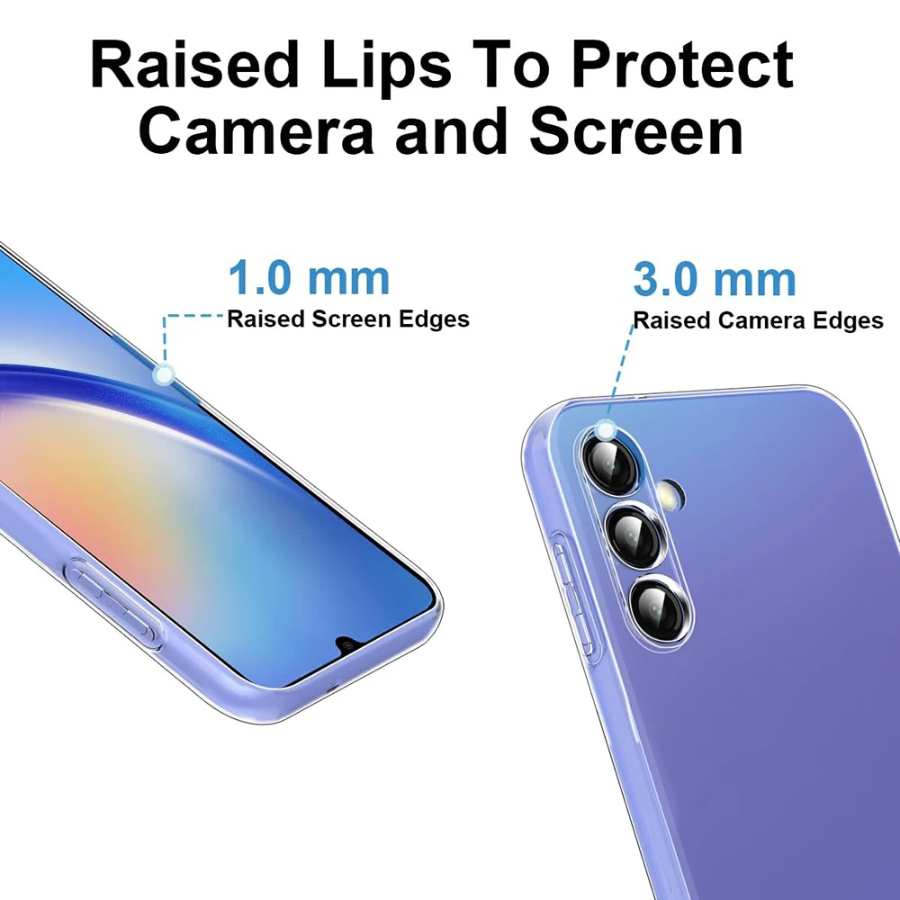 Premium Clear Ultra-Thin Silicone Soft Case - Luxury Protective Cover