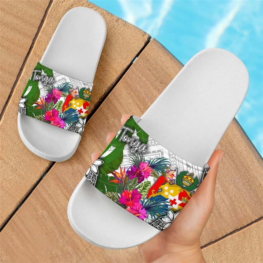 Brazil Flag Print Women Slipper For Home  Casual Indoor Outdoor Flat Slide Sandals Ladies Non-slip Beach Shoes