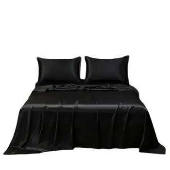 Satin Cooling Bed Sheet Set 1