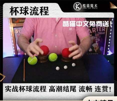 

2022Magic Tricks Cups & Balls Extra By Doug Conn