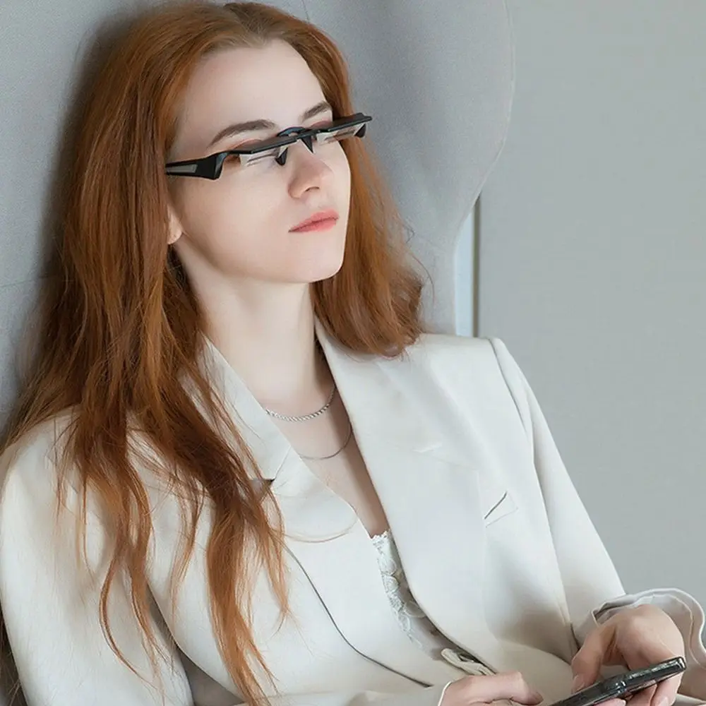 Portable PC Lazy Refractor Glasses Anti-fatigue Eye Protection Protective Glasses Ultra-light Reading Mirror Reading