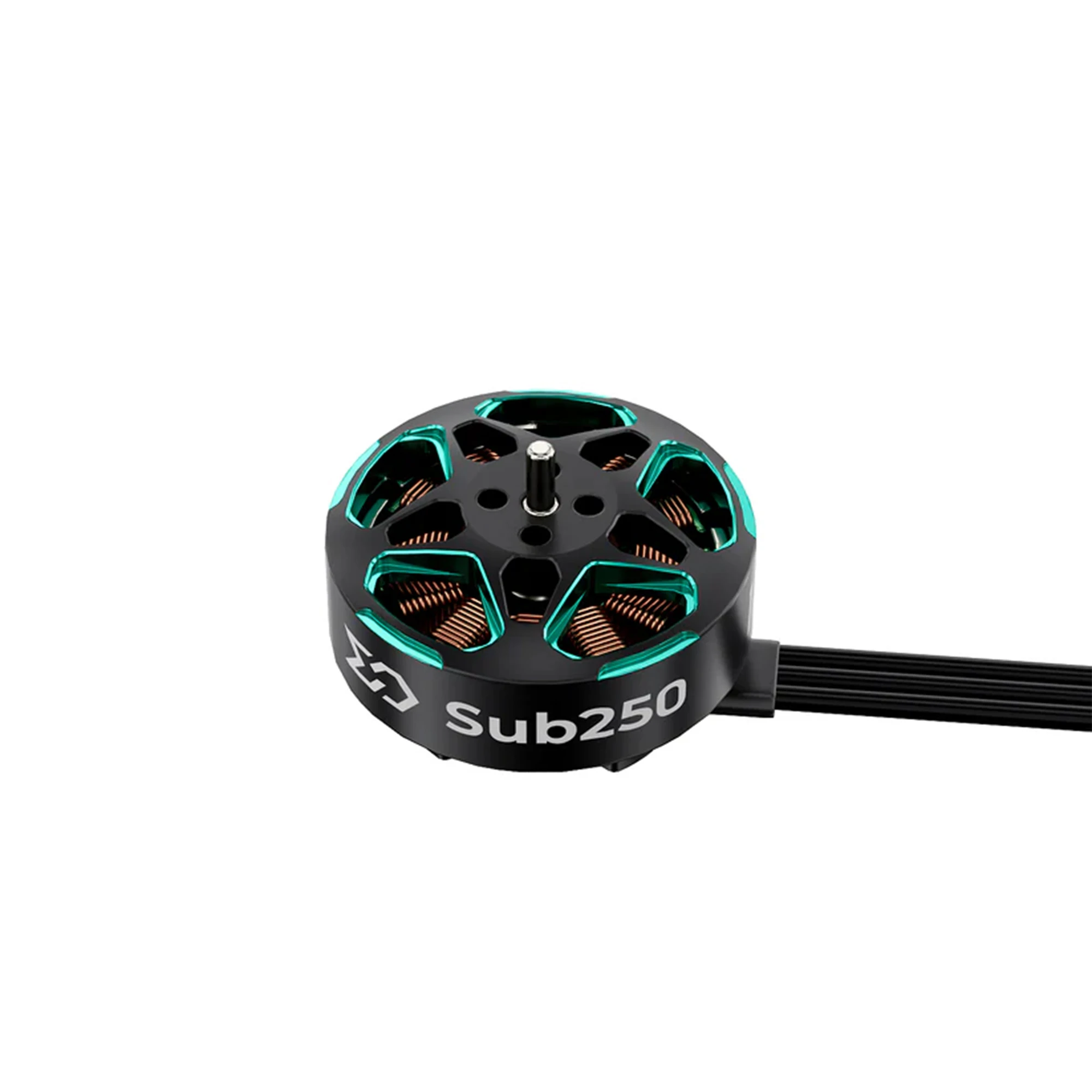 Vue éclatée du moteur Brushless 2450KV 3450KV pour Drone FPV Micro, montrant les composants internes.