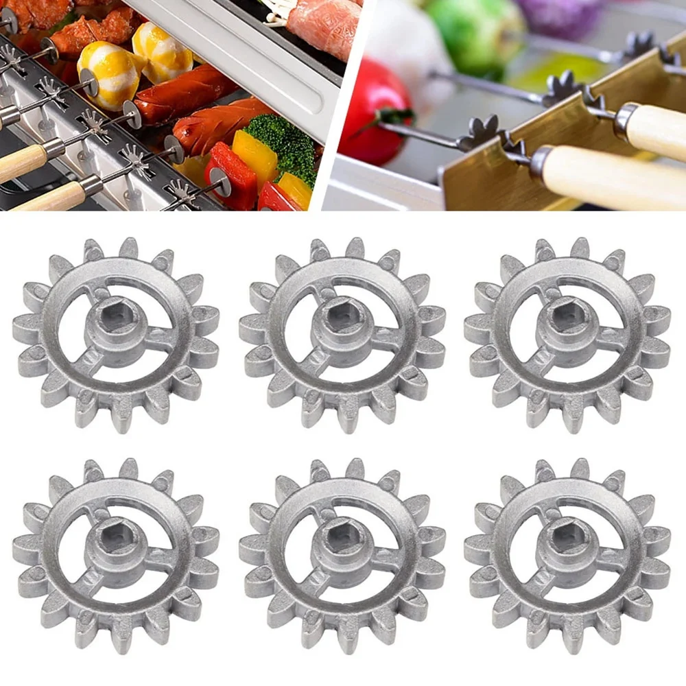 diy frame gear automatic rotating barbecue tool 01