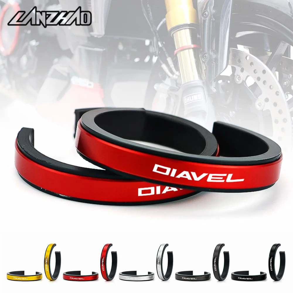 43-48Mm Moto Ammortizzatore Regolazione Ausiliaria Anello Cnc Per Ducati Diavel Ohlins 48Mm Marzocchi 50Mm Sospensione Anteriore