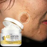 Crème pour le visage à l'acide kojique, unifie le teint, élimine les taches brunes et la terneur - Non grasse, convient aux hommes et aux femmes - Crème éclaircissante et hydratante, pour une utilisation de jour et de nuit - 60g 1