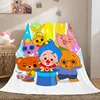 Cute Flannel Blanket Sofa King Size A-Plim A-Plim Warm Bed Fleece Camping Fluffy Soft Blankets for Winter Microfiber Bedding 1