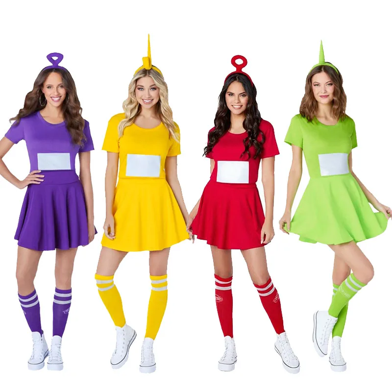 alieno teletubbies costume cosplay pigiama kigurumi tutina intera per  bambini ragazzi per ragazze cosplay festa/serata halloween carnevale  mascherata facile costumi di halloween martedì grasso del 2024 a €19.99