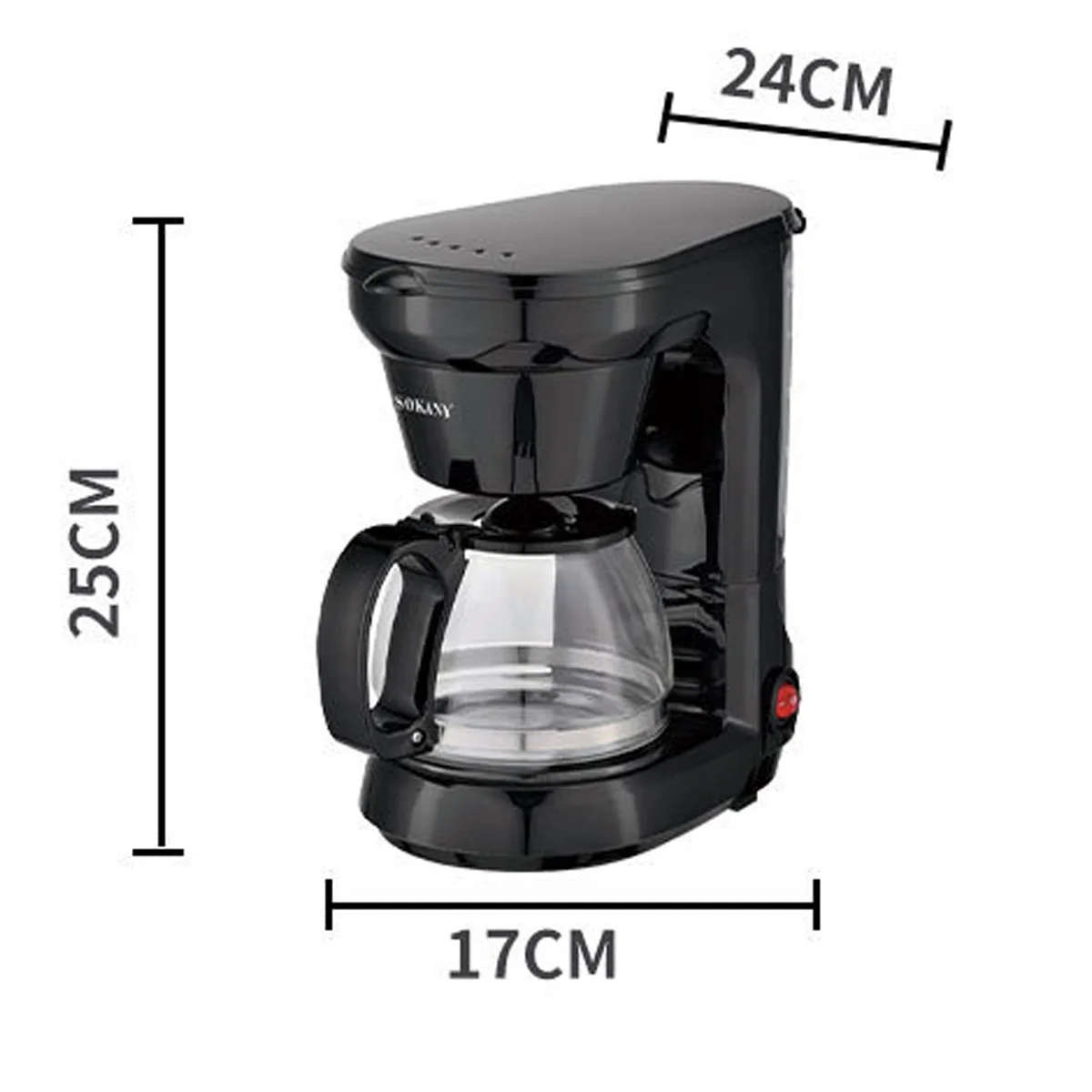 4-Cup Drip Coffee Maker - ماكينة قهوة بالتنقيط 4 أ...