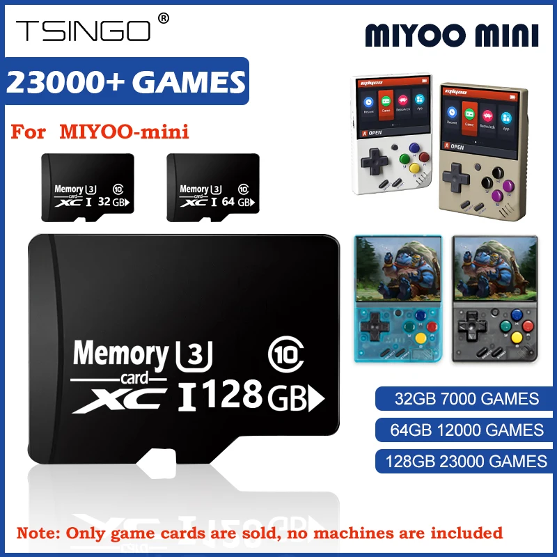 Miyoo Mini V2 128gb Games Miyoo Mini V2 Card Miyoo Memory Card