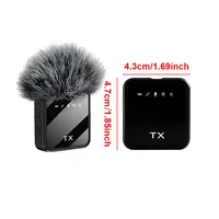 Mini microphone sans fil pour iPhone, Android, appareils photo, microphone sans fil pour interviews, vlog, microphone cravate à réduction de bruit 3