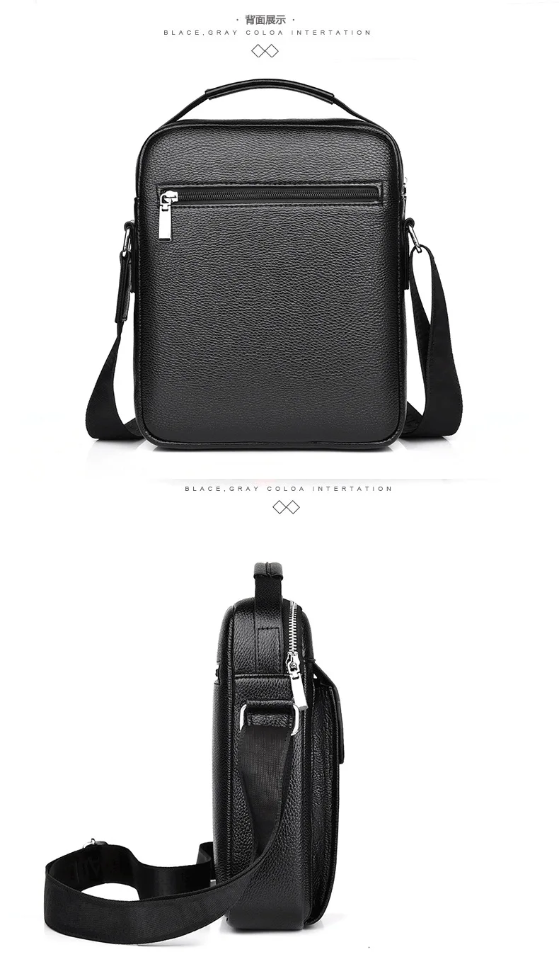 New Men's Bag Retro Shoulder Bag for Husband Fashion Handbag Leisure Crossbody Bags Luxury Designer Bag Father's Day Gift