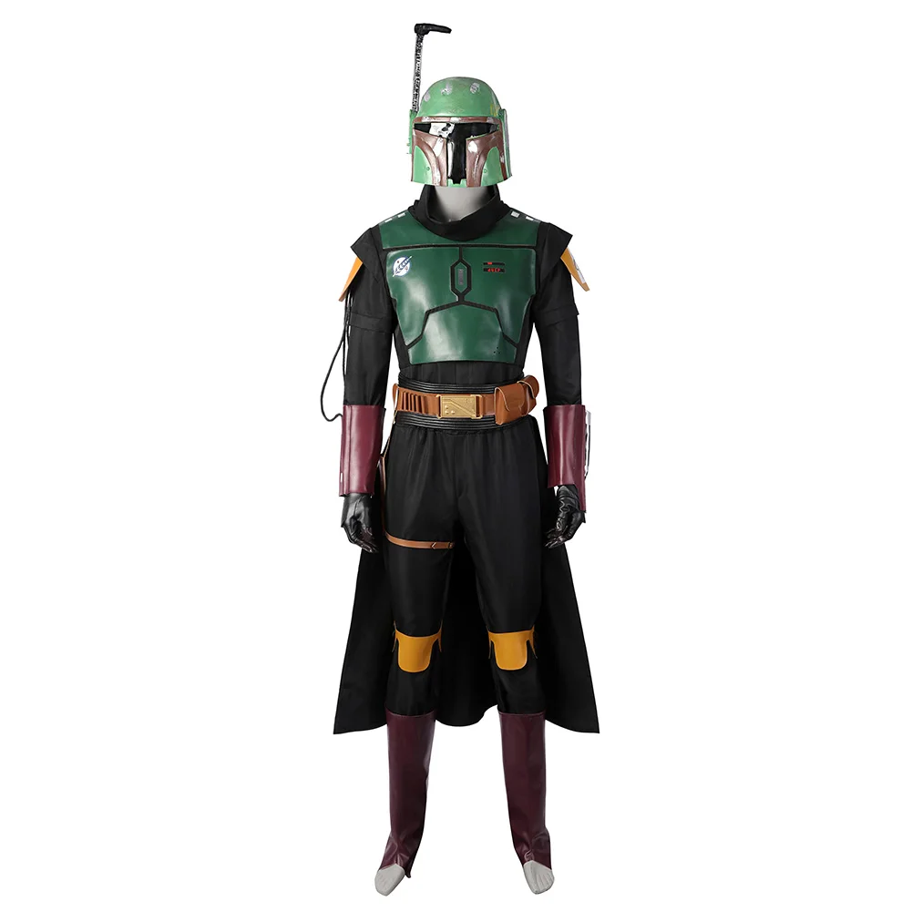 

Костюм для косплея Boba Fantasia Fett, Мужской полный комплект одежды, костюм для костюмированной вечеринки на Хэллоуин