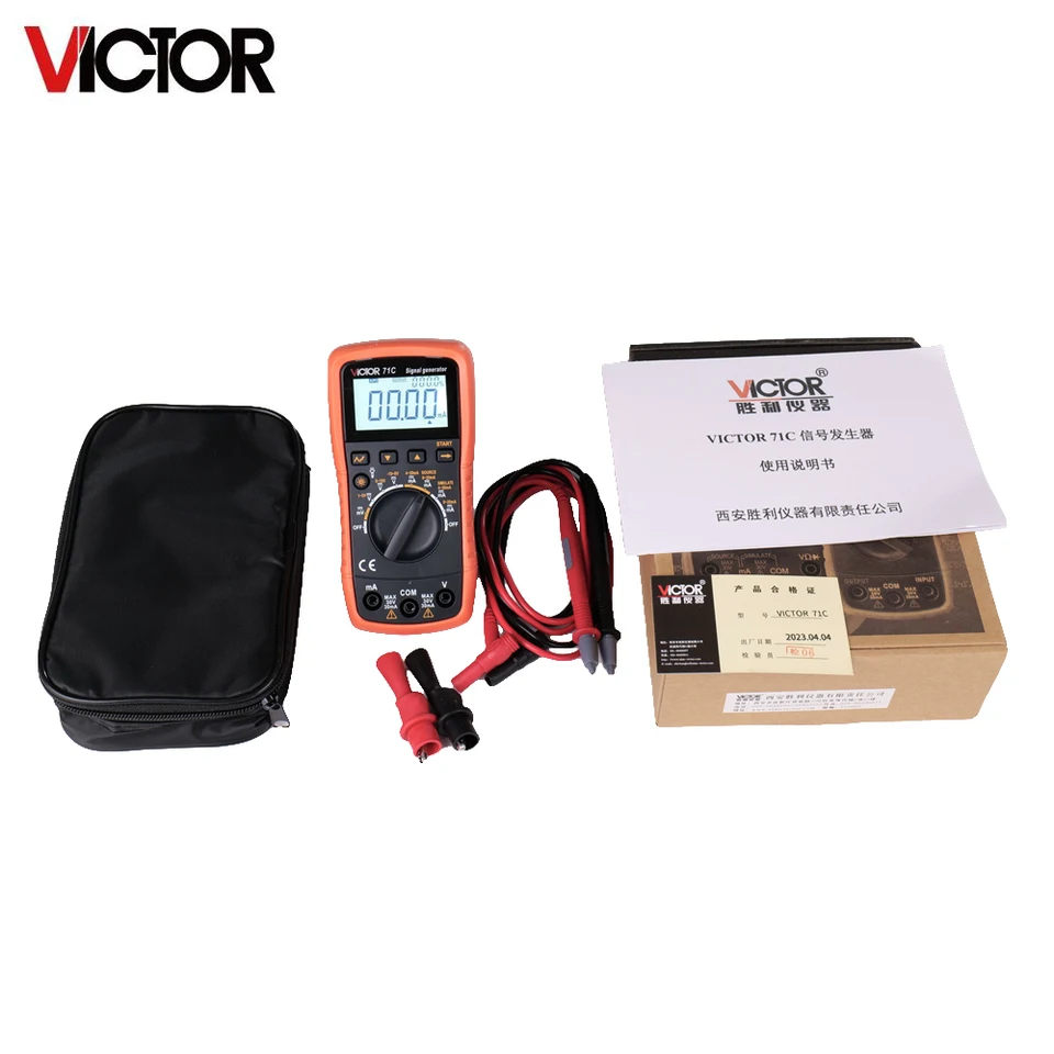 Victor 71C Signal Generator Thermocouple Current Voltage Portable