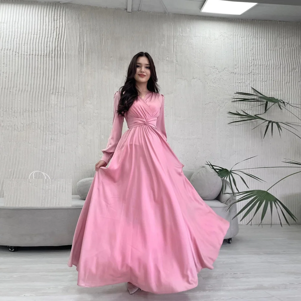 

CERMAE Satin A-line Sweetheart Prom Gown Populer Ruffle Evening Floor-Length Formal Elegant Party Dress for Women 2023